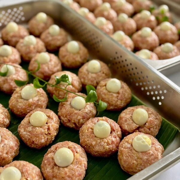 Xíu mại trứng cút - ướp sẵn