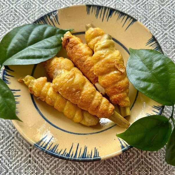 Tàu Hủ Ky cuộn sả